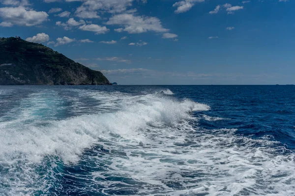 Ευρώπη Ιταλία Cinque Terre Monterosso Ένας Άνδρας Που Καβαλάει Ένα — Φωτογραφία Αρχείου