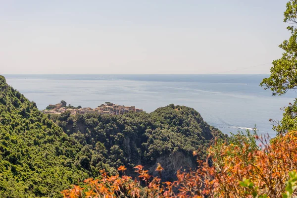 Avrupa Talya Cinque Terre Corniglia Büyük Bir Kütlesi — Stok fotoğraf