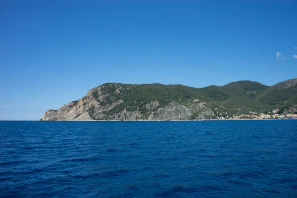 Europa Włochy Cinque Terre Monterosso Monterosso Mare Scenic Widok Sea — Zdjęcie stockowe