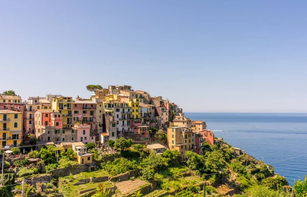 Paisagem Paisagem Urbana Corniglia Cinque Terre Itália — Fotografia de Stock