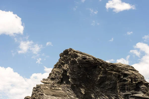 Europa Italien Cinque Terre Manarola Ett Stenigt Berg — Stockfoto