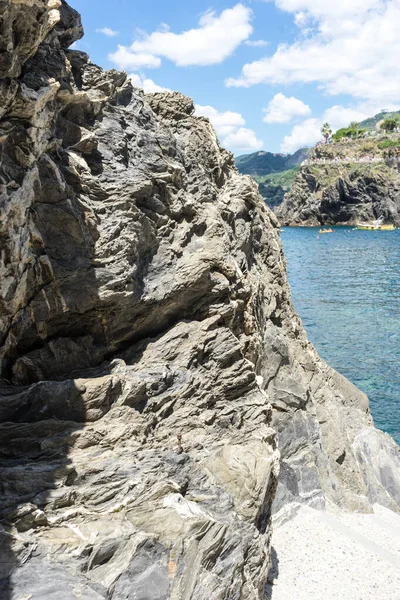 Європа Італія Cinque Terre Манарола Скеляста Гора — стокове фото