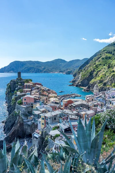 Paysage Urbain Vernazza Cinque Terre Italie — Photo