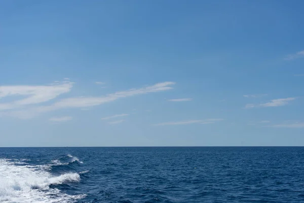 Europa Italia Cinque Terre Riomaggiore Specchio Acqua Vicino All Oceano — Foto Stock