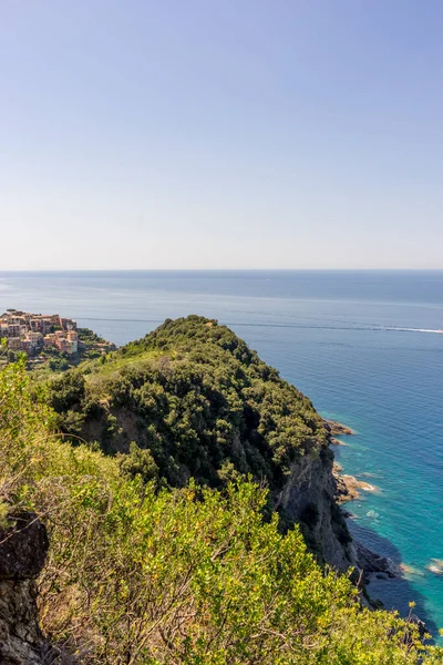 Europa Włochy Cinque Terre Corniglia Duży Zbiornik Wodny — Zdjęcie stockowe