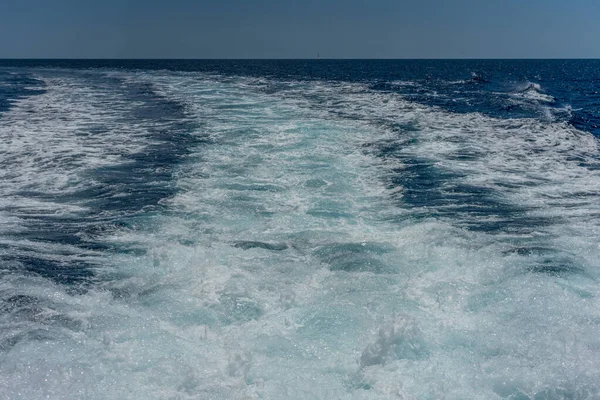 Ευρώπη Ιταλία Cinque Terre Monterosso Ένας Άνθρωπος Που Ιππεύει Ένα — Φωτογραφία Αρχείου