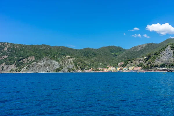 Europa Itália Cinque Terre Monterosso Monterosso Mare Vista Cenica Mar — Fotografia de Stock