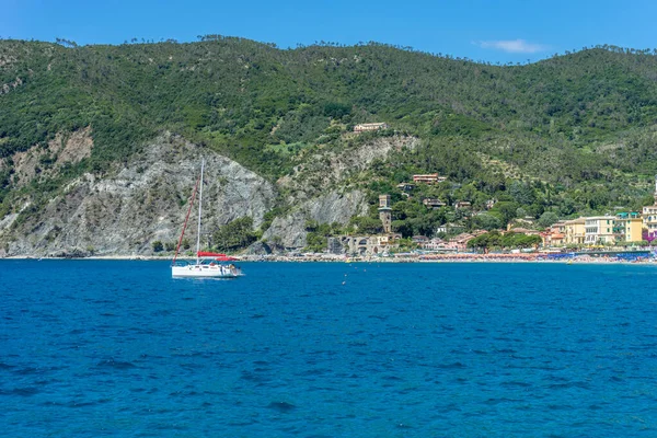 Europe Italy Cinque Terre Monterosso Monterosso Mare Scenic View Sea — Stock Photo, Image