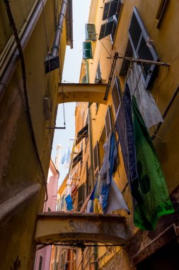 Vernazza, Cinque Terre, İtalya - 27 Haziran 2018: Vernazza, Cinque Terre, İtalya