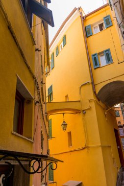 Vernazza, Cinque Terre, İtalya - 27 Haziran 2018: Vernazza, Cinque Terre, İtalya