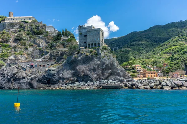 Monterosso Cinque Terre Italië Juni 2018 Stadsgezicht Bij Monterosso Mare — Stockfoto