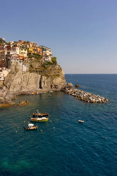 Manarola Cinque Terre Italia Junio 2018 Paisaje Urbano Manarola Cinque — Foto de Stock