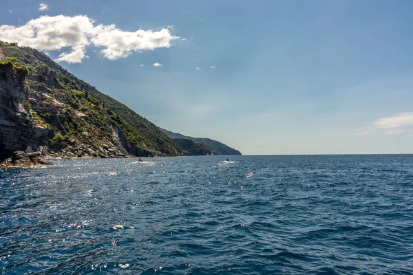 Vernazza Cinque Terre Itália Junho 2018 Enseada Riviera Italiana Vernazza — Fotografia de Stock