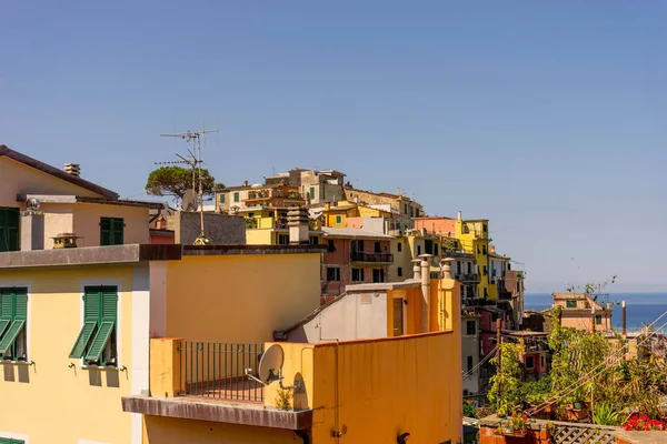 Corniglia Cinque Terre Itálie Června 2018 Městská Krajina Město Corniglia — Stock fotografie