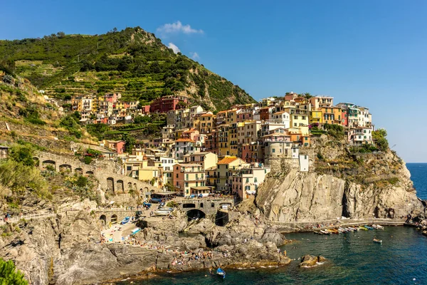 Manarola Cinque Terre Olaszország Június 2018 Cityscape Manarola Cinque Terre — Stock Fotó