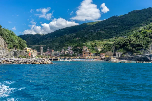 Monterosso Cinque Terre Italia Junio 2018 Vista Del Paisaje Urbano —  Fotos de Stock