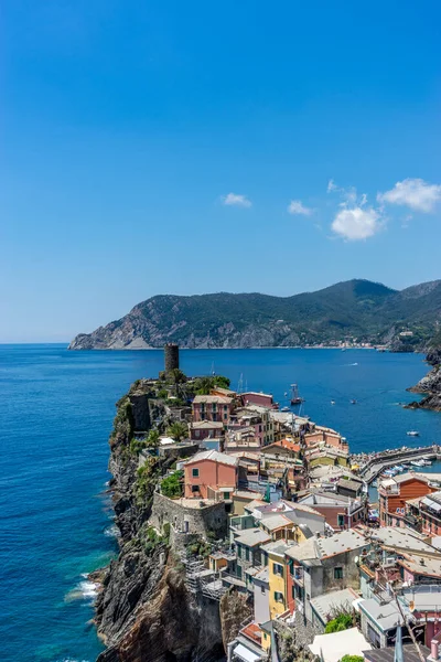 Vernazza Cinque Terre Italia Giugno 2018 Paesaggio Urbano Vernazza Cinque — Foto Stock