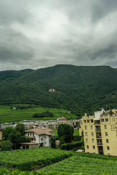 Europa Itália Spezia Para Kasltelruth Trem Castelo Topo Uma Montanha — Fotografia de Stock