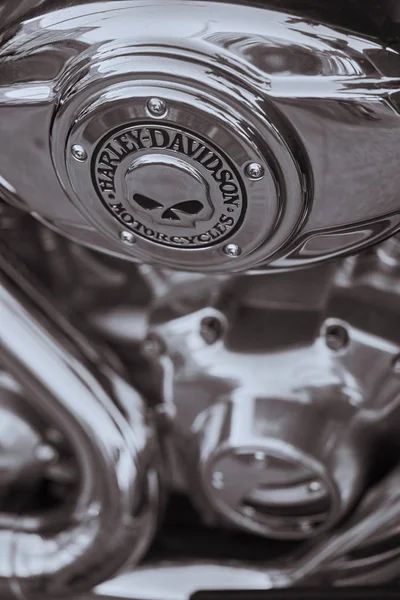 El Cajon, Ca/ABD - 2 Ağustos 2016: Motosiklet grubu ile evli onların aylık karşılamak için toplar. Harley Davidson motosiklet sürme çiftler bir kulüp. 