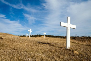 Eski Mezarlığı'nda Fort Walsh National Historic Site, Saskatchewan