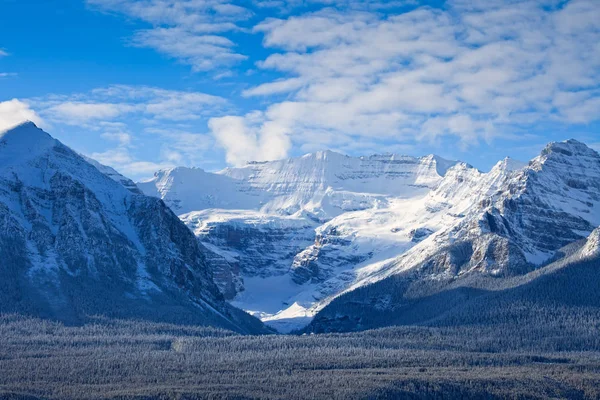 Lake louise in Banff National Park in Winter Royalty Free Stock Photos