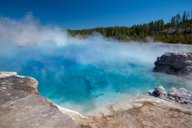 Grand Prizmatik bahar Yellowstone Milli Parkı'nda