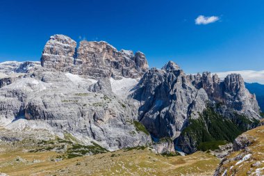 Tre Cime di Lavaredo, Kuzey Italya'nin Dolomites çevresindeki hiking