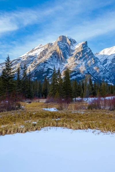 Mount Kidd Una Montagna Kananaskis Nelle Montagne Rocciose Canadesi Alberta — Foto Stock