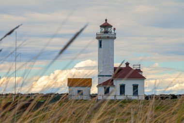 Point Wilson Deniz Feneri fort Worden State Park, Port Townsend, Washington