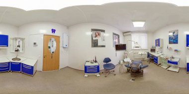 Vr 360 Panorama. Diş kliniği ofisleri.