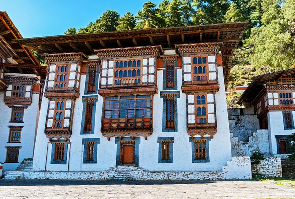 Bhutan Bumthang yakınındaki: geleneksel Bhutan ev