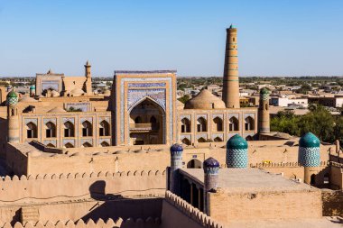 Görünüm Kalesi Kunya-ark - Hiva, Özbekistan