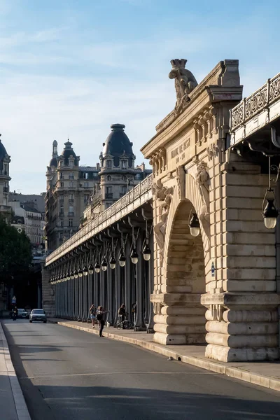 Paris France June 2018 Pont Bir Hakeim Also Known Viaduc — Stock Photo, Image