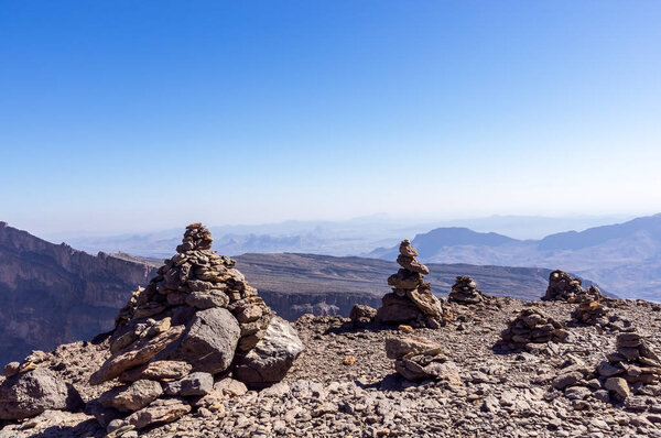 Scenic view over Jebel Shams - Sultanate of Oman