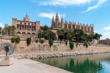 Palma de Mallorca ve Almudaina - Balearic Islands, İspanya katedral