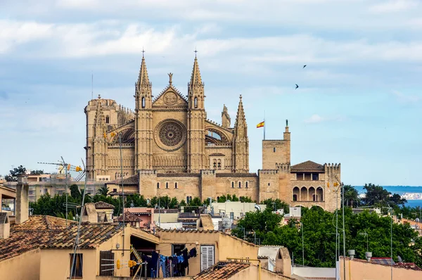 La Seu, la Catedral de Palma de Mallorca - Islas Baleares, España — Foto de Stock