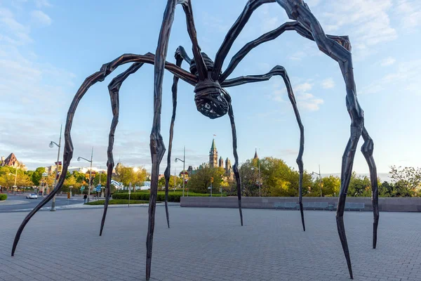 Скульптура паука за пределами Канадской национальной художественной галереи в Оттаве - Канада — стоковое фото