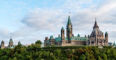 Ottawa - Ontario, Kanada Parlamentosu Hill