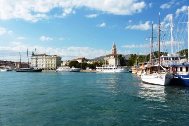 Split şehir bağlantı noktası - Dalmaçya, Hırvatistan