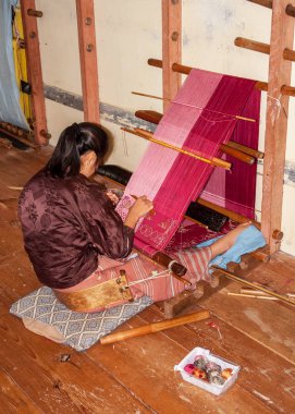 Bhutan kadın dokuma - Doğu Bhutan