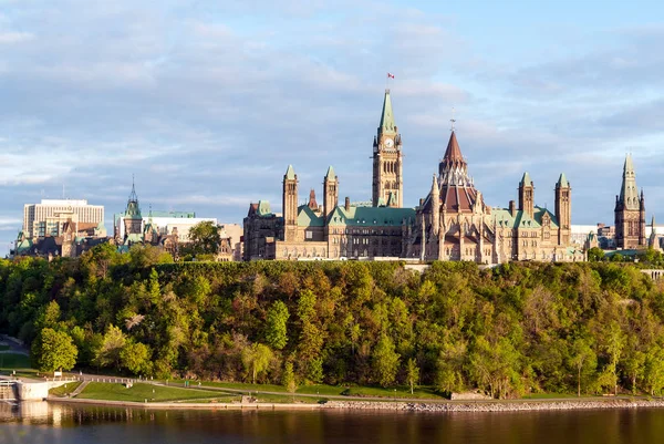Parliament Hill w Ottawie - Ontario, Kanada — Zdjęcie stockowe