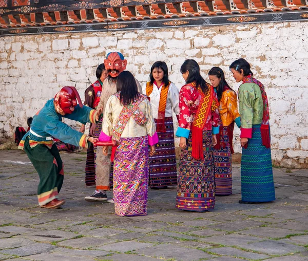 Geleneksel festival Bumthang, Bhutan — Stok fotoğraf