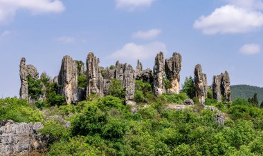 Shilin Stone Forest - Yunnan Province - China clipart
