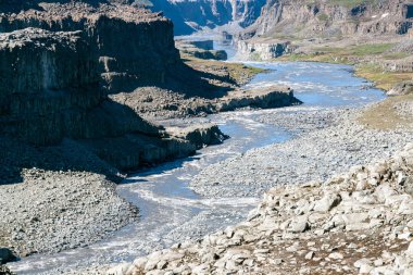 Dettifoss Kanyonu - kuzeydoğu İzlanda