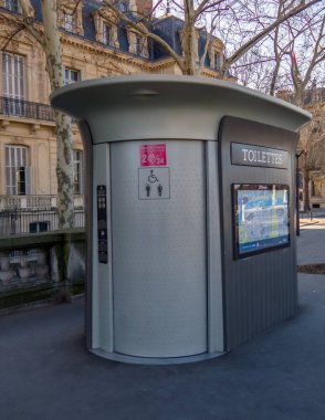 Umumi tuvalet Tesisatı Paris, Fransa