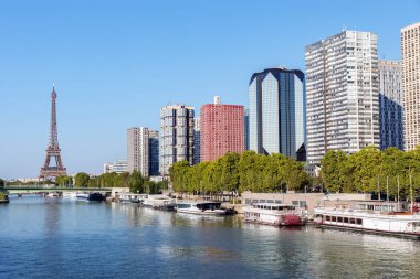 Açık de Seine ve Eyfel Kulesi - Paris, Fransa