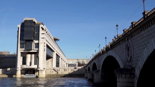 Franska ministeriet för ekonomi och finans - Paris — Stockvideo