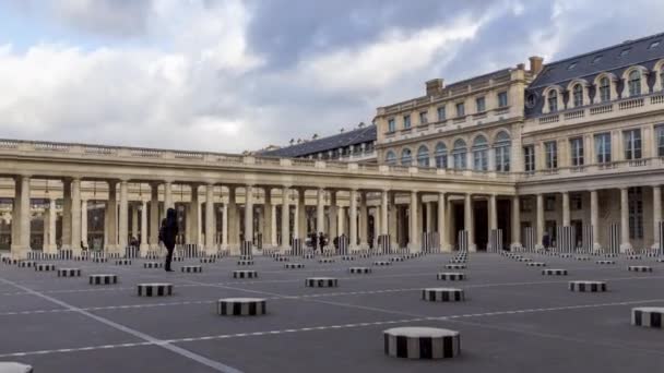 Paris Franciaország 2019 Január Timeplapse Emberek Ugrás Játék Pózol Fotózni — Stock videók