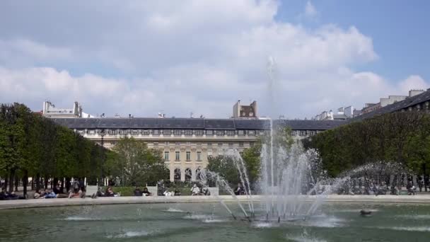 Palais-Royal-Paris, Frankrike — Stockvideo