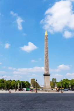 Luxor Dikilitaş Üzerinde Place de la Concorde - Paris, Fransa